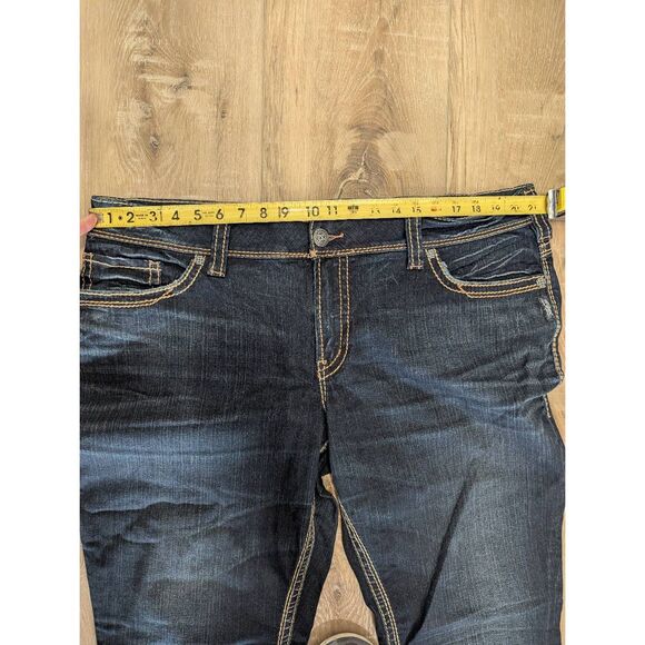 Sz 20/L 30 Silver Aiko Mid Rise Straight Leg Jeans Plus Size - Picture 5 of 10